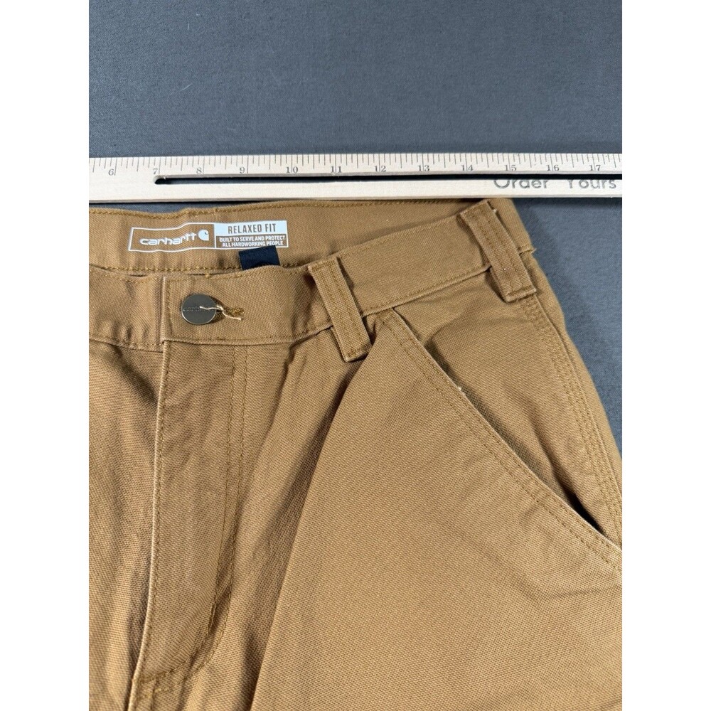 Carhartt Pants Men 30x32 Rugged Flex Relaxed Duck Double Front Knee Utility Work - Picture 6 of 10